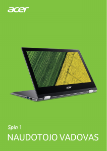 Vadovas Acer Spin SP111-32N Nešiojamasis kompiuteris