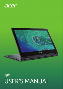 Handleiding Acer Spin SP111-33 Laptop