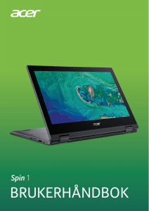 Bruksanvisning Acer Spin SP111-33 Laptop