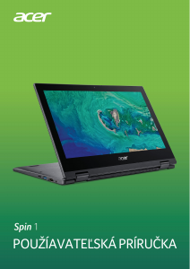 Návod Acer Spin SP111-33 Laptop