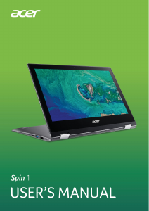 Handleiding Acer Spin SP111-34N Laptop