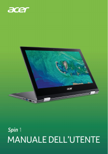 Manuale Acer Spin SP111-34N Notebook