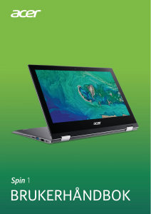 Bruksanvisning Acer Spin SP111-34N Laptop