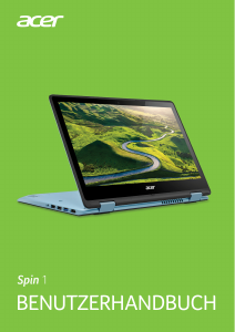 Bedienungsanleitung Acer Spin SP113-31 Notebook
