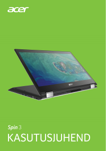 Kasutusjuhend Acer Spin SP314-51 Sülearvuti