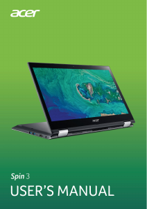 Handleiding Acer Spin SP314-52 Laptop