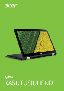 Kasutusjuhend Acer Spin SP315-51 Sülearvuti