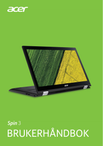 Bruksanvisning Acer Spin SP315-51 Laptop