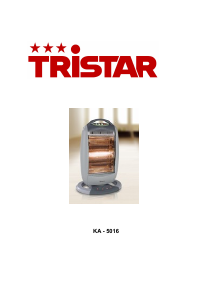 Manual Tristar KA-5016 Heater