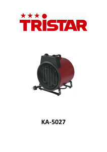 Manual de uso Tristar KA-5027 Calefactor