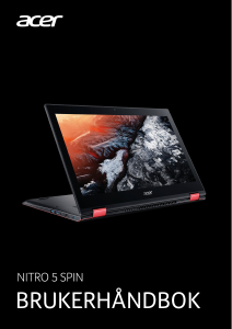 Bruksanvisning Acer Spin SP515-51GN Laptop