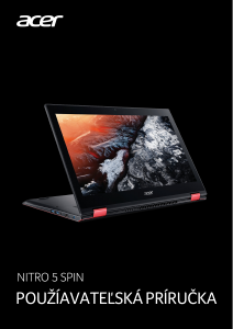 Návod Acer Spin SP515-51GN Laptop