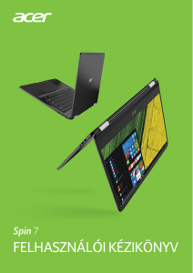 Használati útmutató Acer Spin SP714-51 Laptop