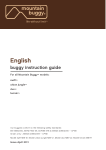 Bedienungsanleitung Mountain Buggy Terrain Kinderwagen