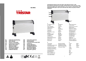 Manual de uso Tristar KA-5911 Calefactor