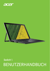Bedienungsanleitung Acer Switch 5 SW512-52P Notebook