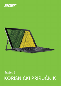 Priručnik Acer Switch 5 SW512-52P Prijenosno računalo