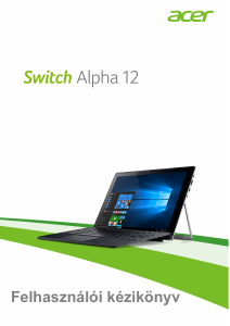 Használati útmutató Acer Switch Alpha 12 SA5-271P Laptop