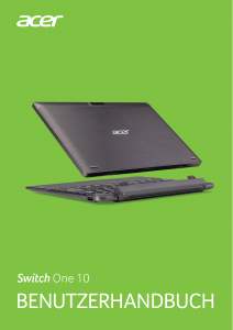 Bedienungsanleitung Acer Switch SW1-011 Notebook