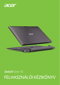 Használati útmutató Acer Switch SW1-011 Laptop