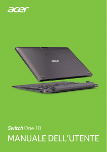 Manuale Acer Switch SW1-011 Notebook