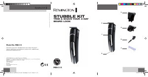 Návod Remington MB4110 Stubble Kit Zastrihávač brady a fúzov