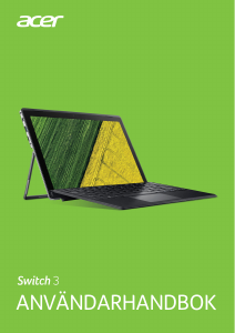 Bruksanvisning Acer Switch SW312-31P Bärbar dator