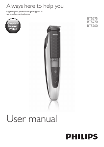 Manual de uso Philips BT5260 Barbero