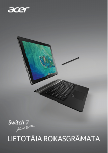 Rokasgrāmata Acer Switch SW713-51GNP Klēpjdators
