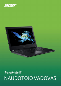 Vadovas Acer TravelMate B114-21 Nešiojamasis kompiuteris