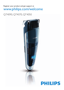 Priročnik Philips QT4050 Prirezovalnik brade