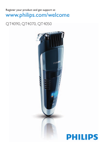 Manual de uso Philips QT4070 Barbero