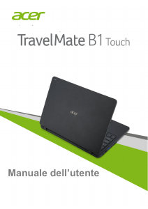 Manuale Acer TravelMate B117-MP Notebook