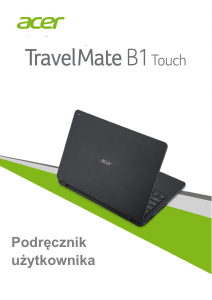 Instrukcja Acer TravelMate B117-MP Komputer przenośny