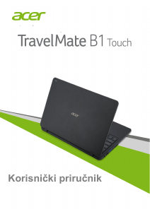 Priručnik Acer TravelMate B117-MP Prijenosno računalo