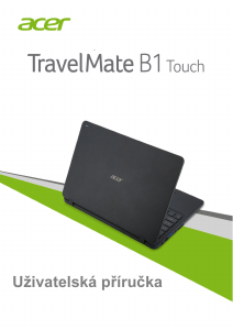 Manuál Acer TravelMate B117-MP Laptop