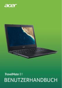 Bedienungsanleitung Acer TravelMate B118-M Notebook