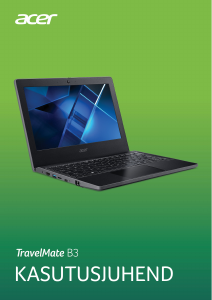 Kasutusjuhend Acer TravelMate B311-31 Sülearvuti