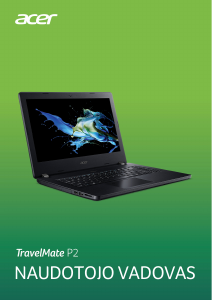 Vadovas Acer TravelMate P214-51G Nešiojamasis kompiuteris