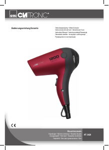 Manual de uso Clatronic HT 3428 Secador de pelo