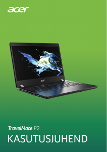 Kasutusjuhend Acer TravelMate P214-52G Sülearvuti