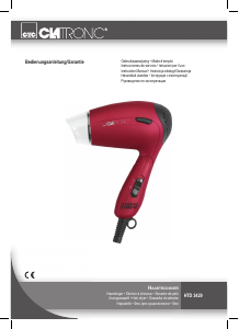 Manual Clatronic HTD 3429 Hair Dryer