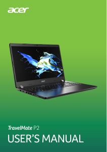 Manual Acer TravelMate P215-52G Laptop