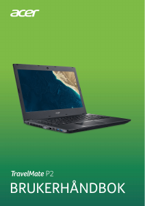 Bruksanvisning Acer TravelMate P249-G3-MG Laptop