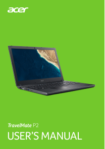 Manual Acer TravelMate P2510-G2-MG Laptop