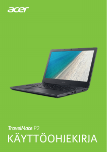 Käyttöohje Acer TravelMate P2510-MG Kannettava tietokone