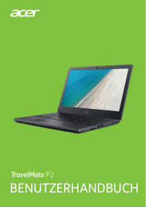 Bedienungsanleitung Acer TravelMate P2510-MG Notebook