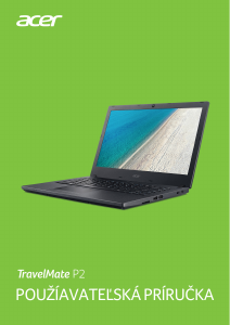 Návod Acer TravelMate P2510-MG Laptop