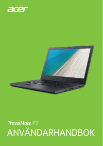 Bruksanvisning Acer TravelMate P2510-MG Bärbar dator