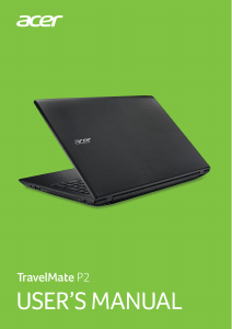 Handleiding Acer TravelMate P259-G2-MG Laptop